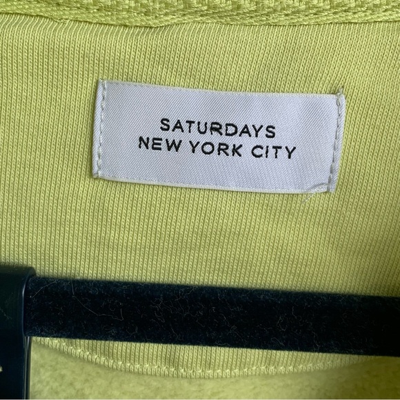 Saturdays NYC Warren Sun Relaxed Fit Hoodie Sweatshirt - Picture 5 of 9